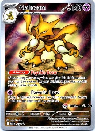Alakazam (Pokemon Center Exclusive) - 009 (MEP) Promo