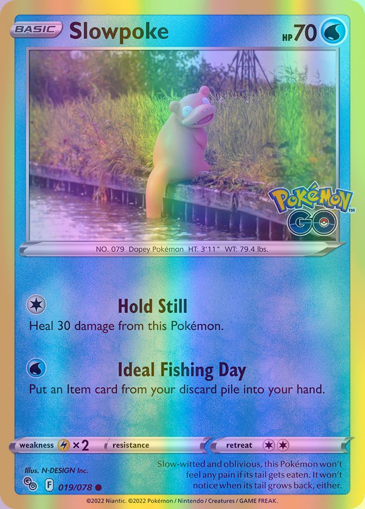 Slowpoke - 019/078 (PGO) Common - Near Mint Reverse Holofoil