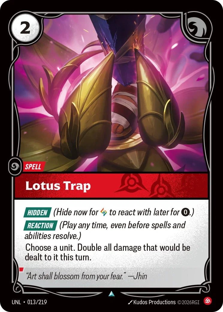 Lotus Trap - 013/219 (UNL) Uncommon