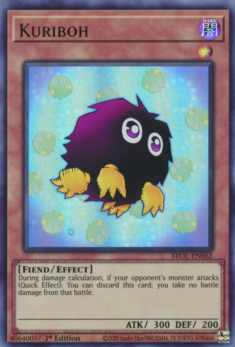 Kuriboh (BROL-EN062) Ultra Rare - Near Mint 1st Edition