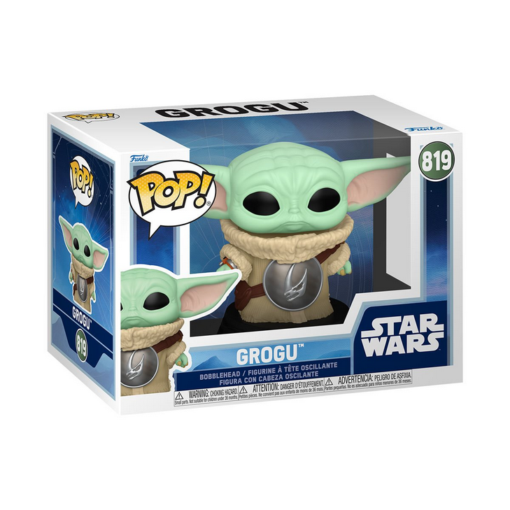 POP Figure: Star Wars The Mandalorian and Grogu #0819 - Grogu with Crest