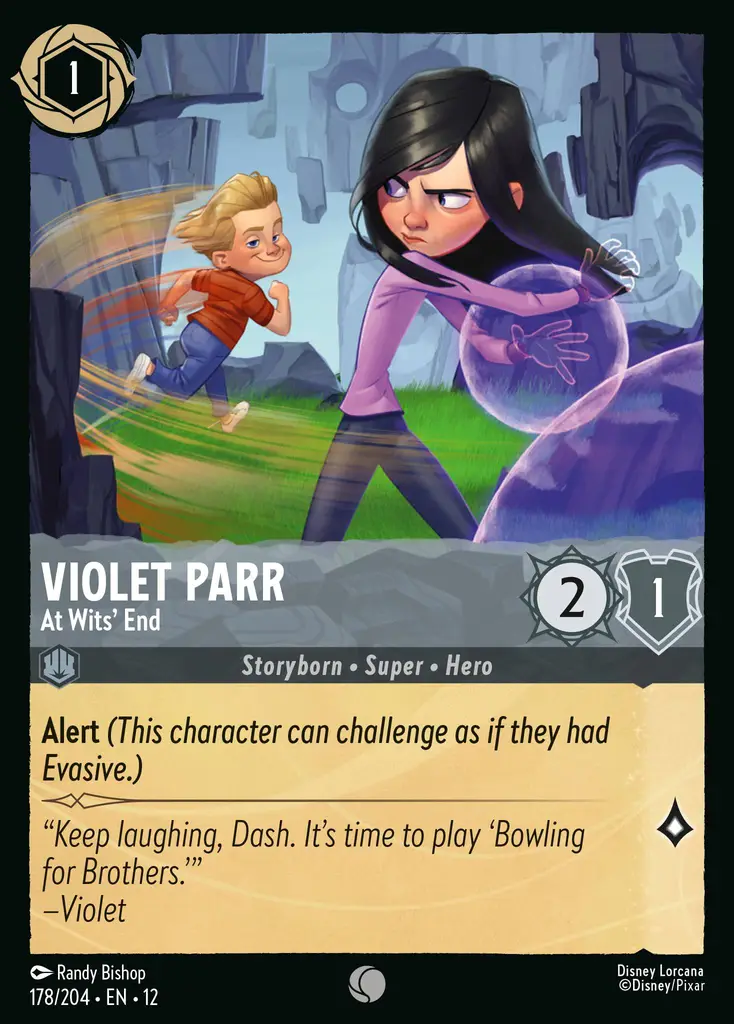 Violet Parr - At Wits' End (178/204 - Wilds Unknown) Common