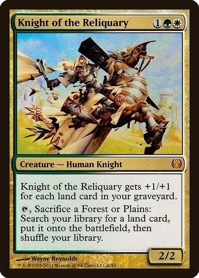 Knight of the Reliquary (DDG-M) Moderate Play