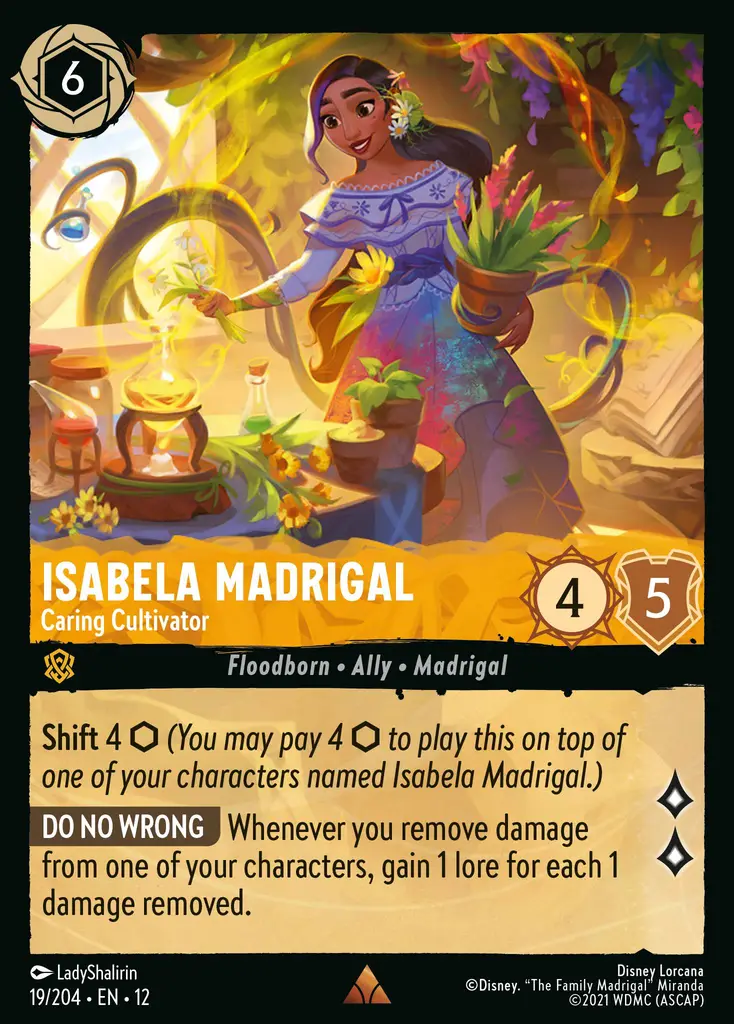 Isabela Madrigal - Caring Cultivator (Wilds Unknown - 019/204) Rare