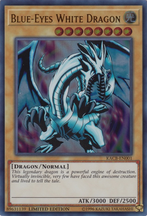 Blue-Eyes White Dragon (KACB-EN001) Limited Edition