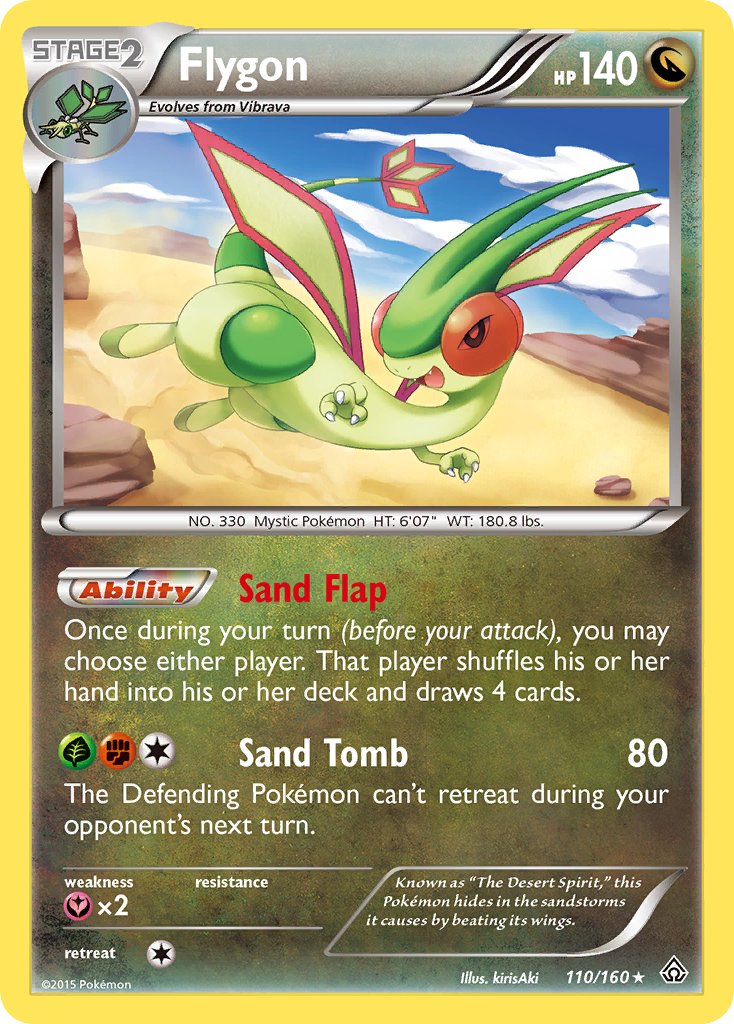 Flygon - 110/160 (PRC) Holo Rare - Near Mint Holofoil