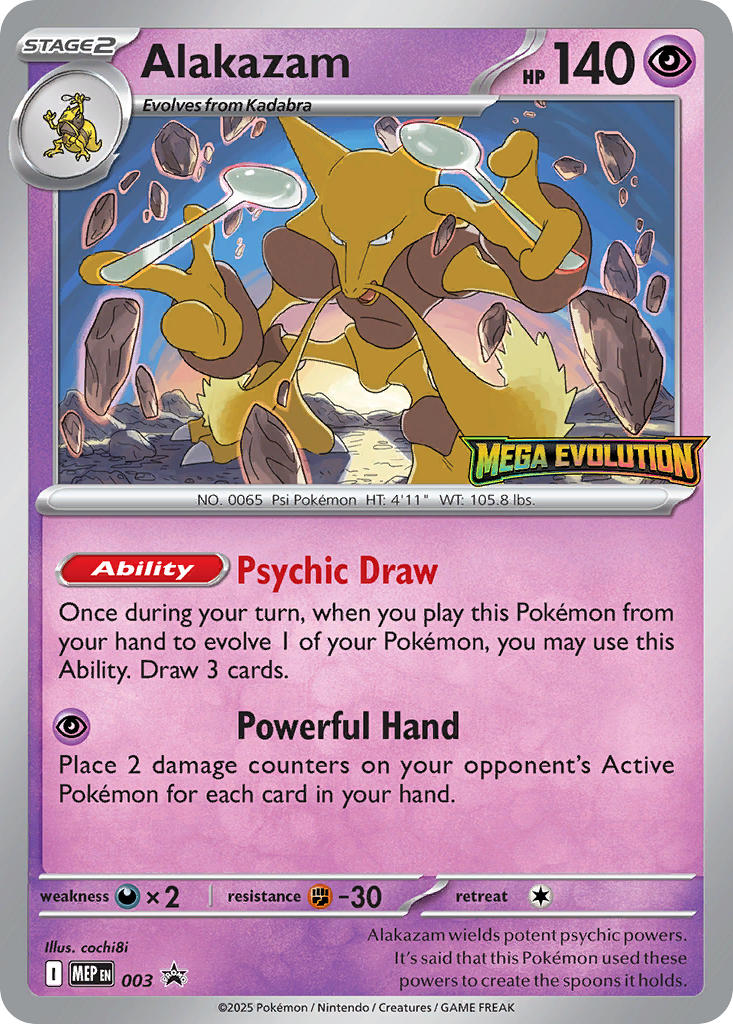 Alakazam - 003 (MEP) Promo