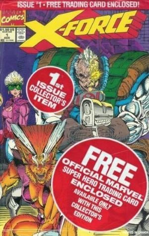 X-Force (1991 Series) #1 (9.4) X-Force Card Included - Sealed Polybag