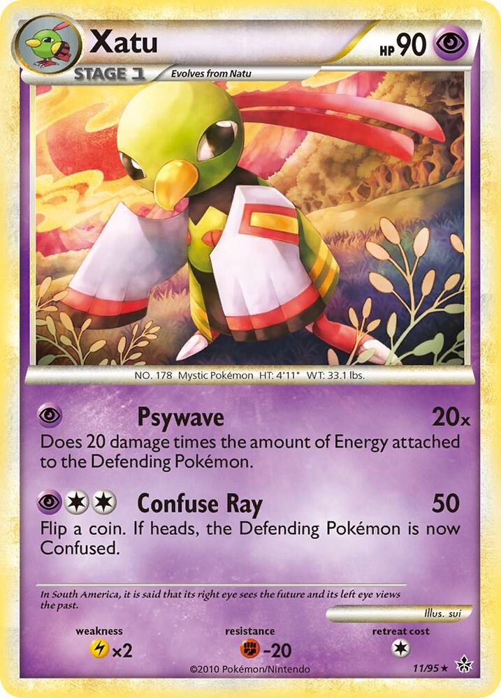 Xatu - 11/95 (UL) Holo Rare - Moderate Play Holofoil