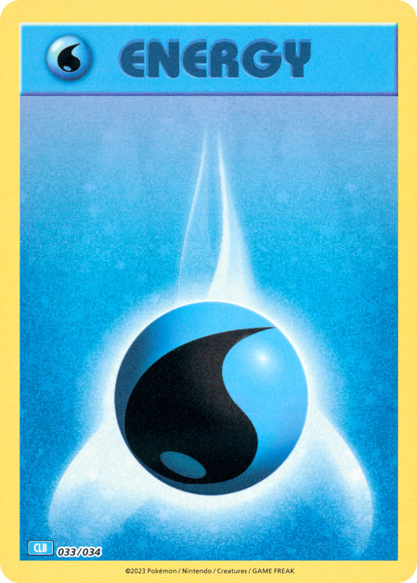 Basic Water Energy - 033/034 (TCG:CLB) Classic Collection - Near Mint Holofoil