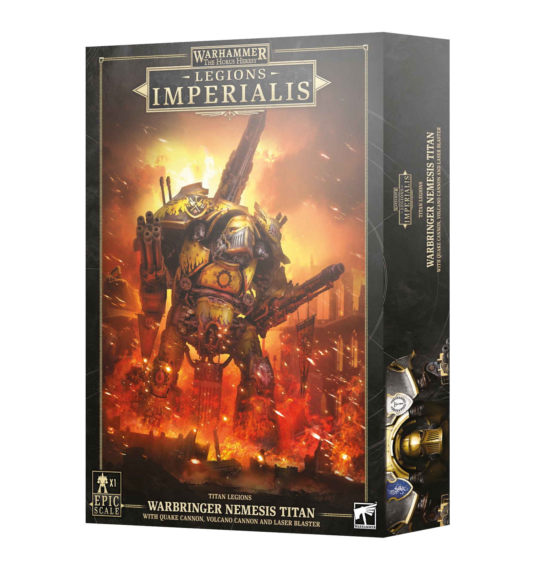The Horus Heresy - Legions Imperialis: Titan Legions - Warbringer Nemesis Titan with Quake Cannon / Volcano Cannon / Laser Blaster