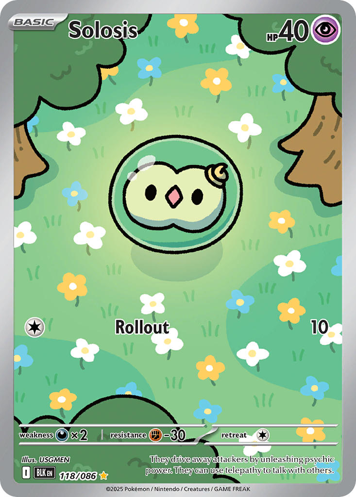 Solosis - 118/086 (BLK) Illustration Rare