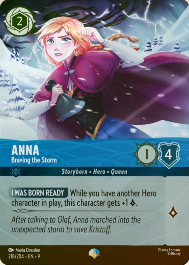 Anna - Braving the Storm (Fabled - 218/204) Epic