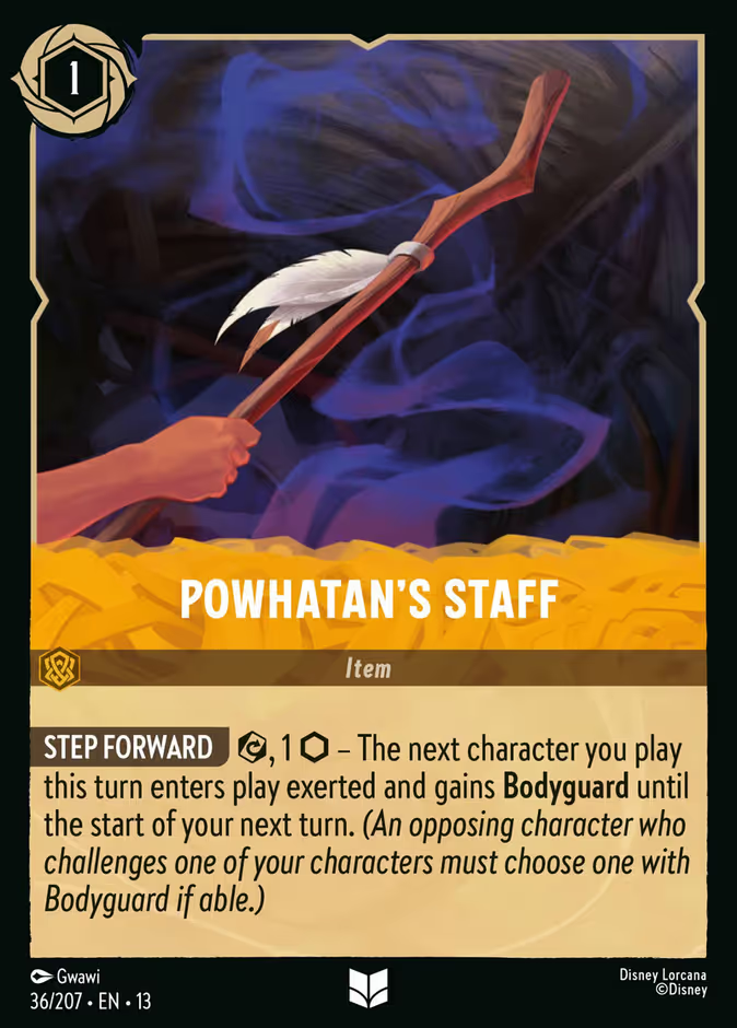 Powhatan's Staff (036/204 - Attack of the Vine!) Uncommon