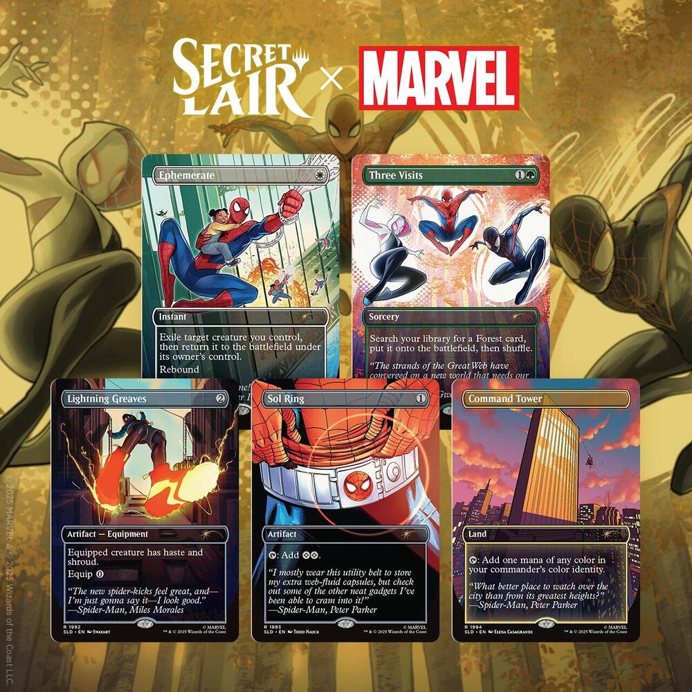 MTG: Secret Lair x Marvel's Spider-Man: Heroic Deeds