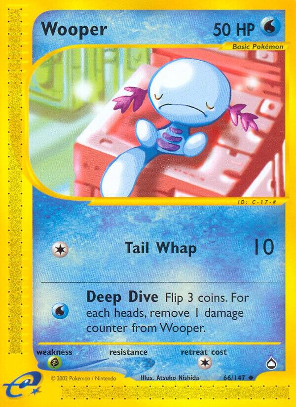 Wooper - 66/147 (AQ) Common - Light Play