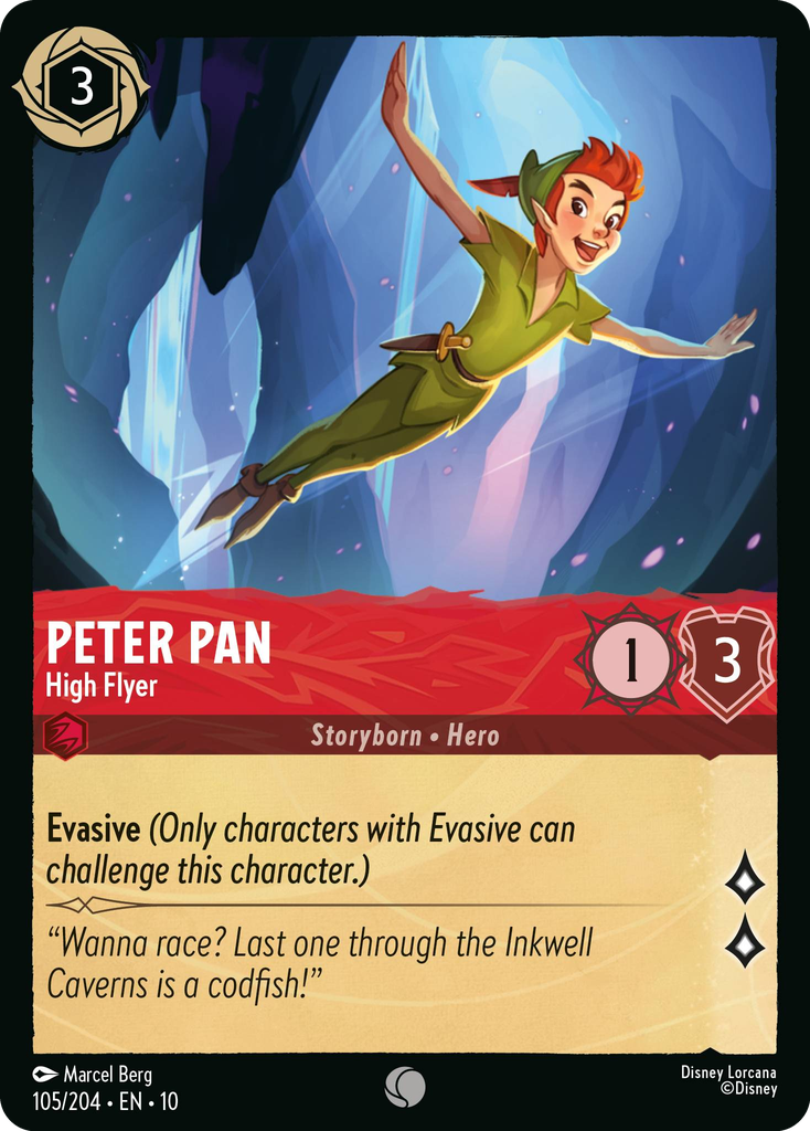 Peter Pan - High Flyer (105/204 - Whispers in the Well) Common