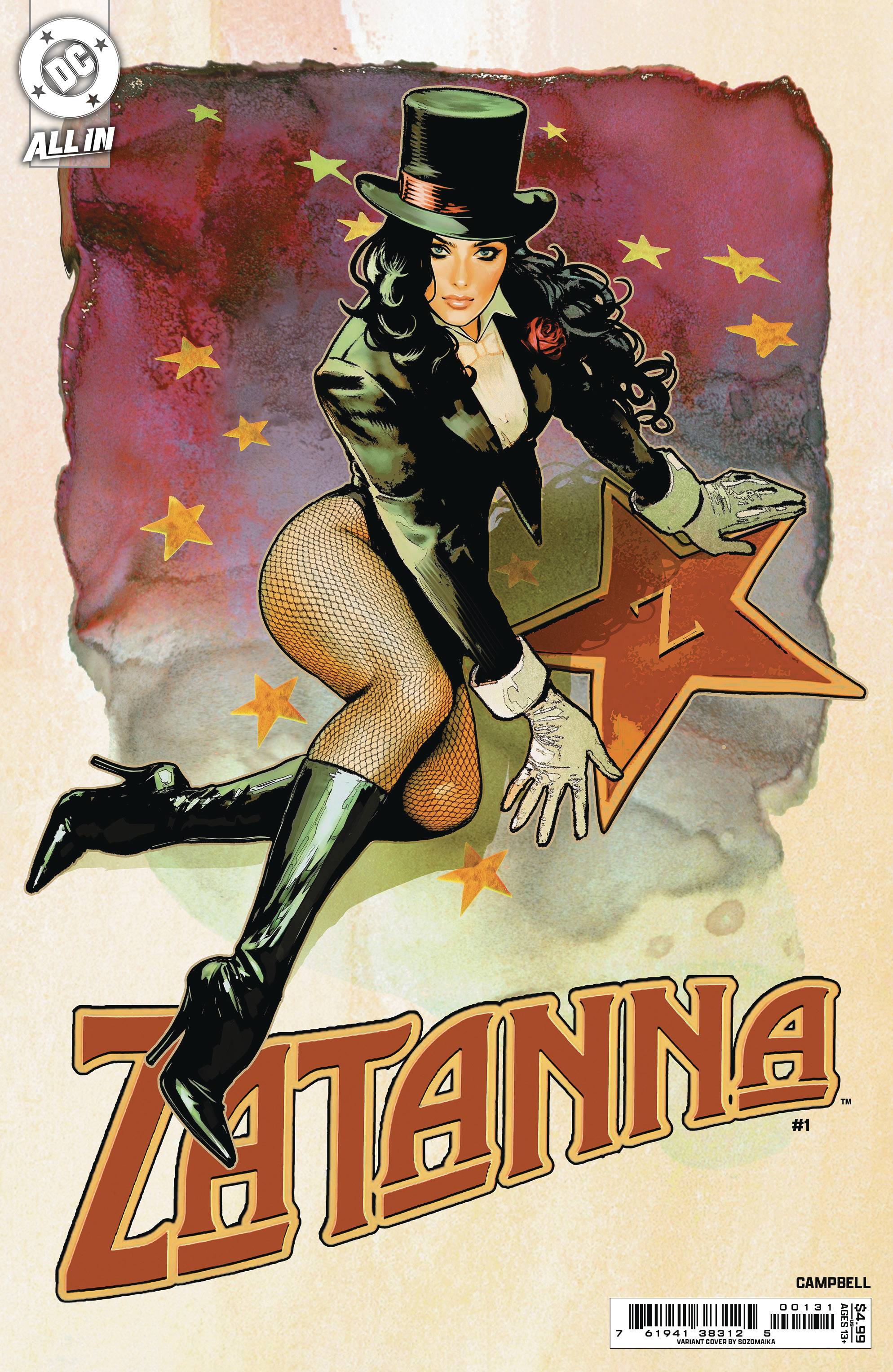 ZATANNA #1 (OF 6) CVR C SOZOMAIKA CARD STOCK VAR