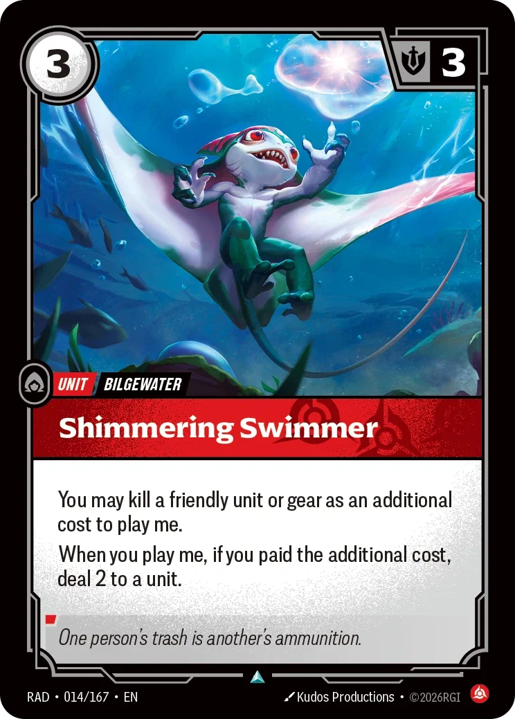 Shimmering Swimmer - 014/167 (RAD) Uncommon