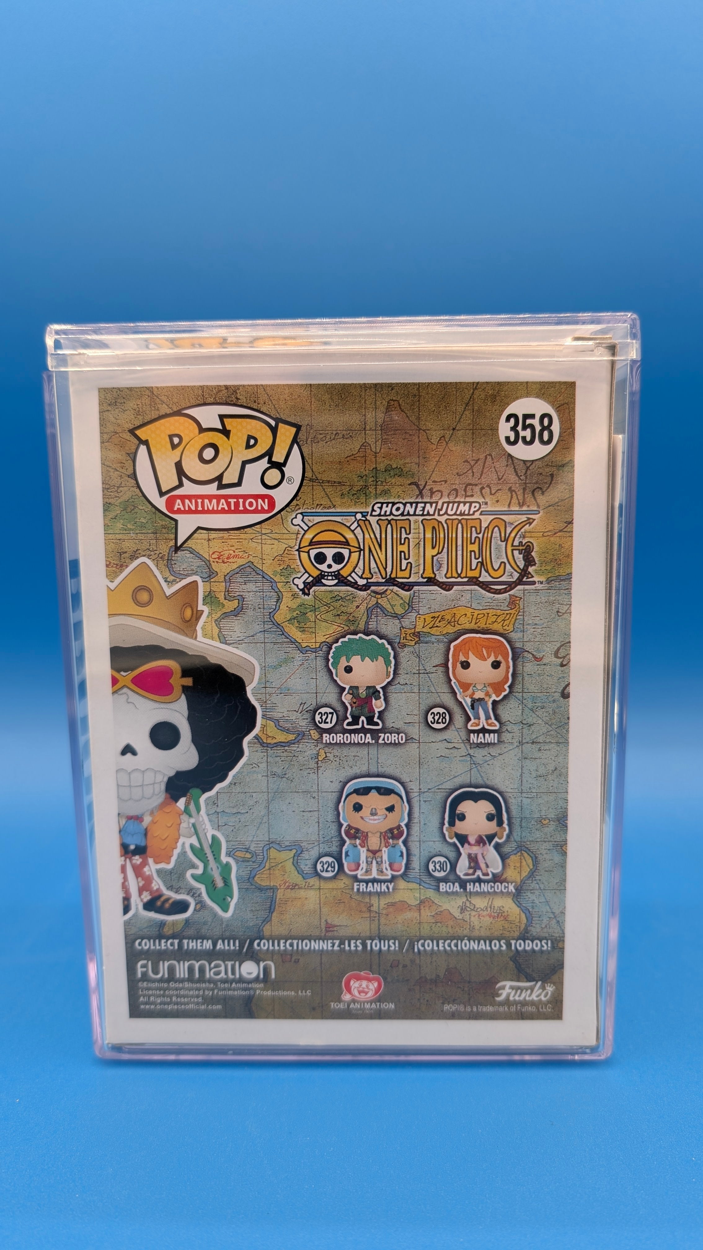 POP Figure: One Piece #0358 - Brook (2018 Fall Convention Exclusive) (Signed by Ian Sinclair) (JSA Certified AS15795)