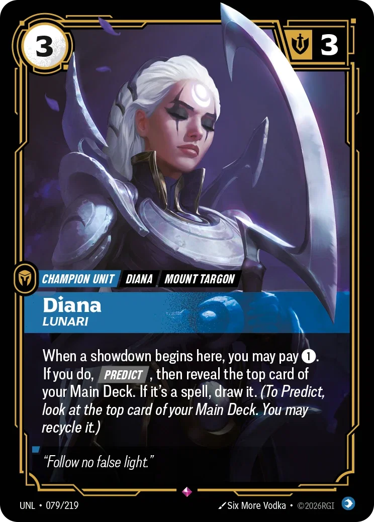 Diana - Lunari - 079/219 (UNL) Rare