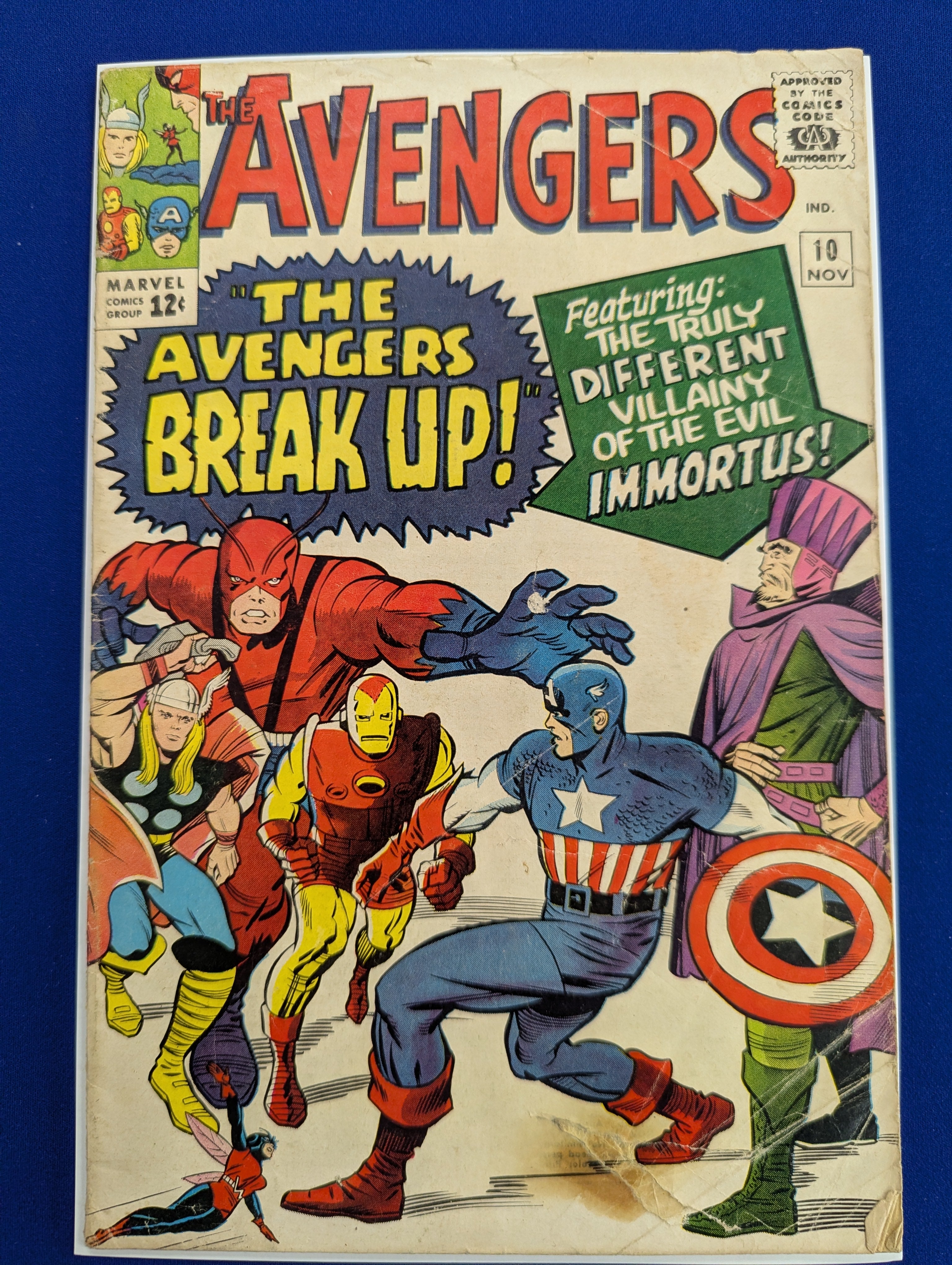 Avengers (1963 Series) #10 (3.0) 1st Appearance of Immortus