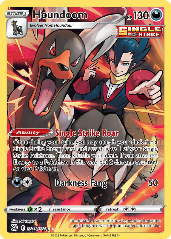 Houndoom - TG10/TG30 (SWSH09:TG) Ultra Rare - Light Play Holofoil