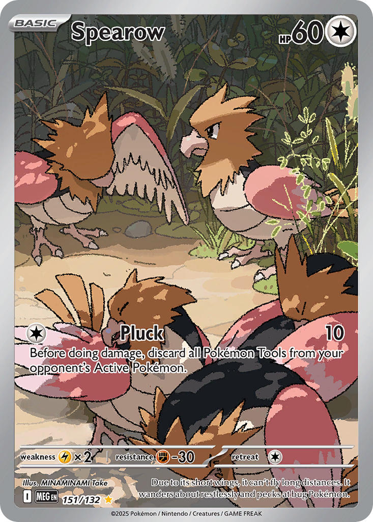 Spearow - 151/132 (MEG) Illustration Rare