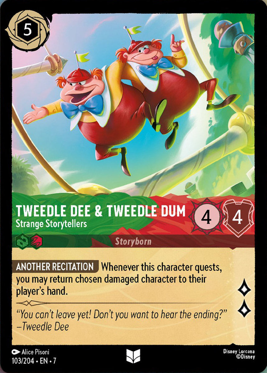 Tweedledee & Tweedledum - Strange Storytellers (Archazia's Island - 103/204) Uncommon