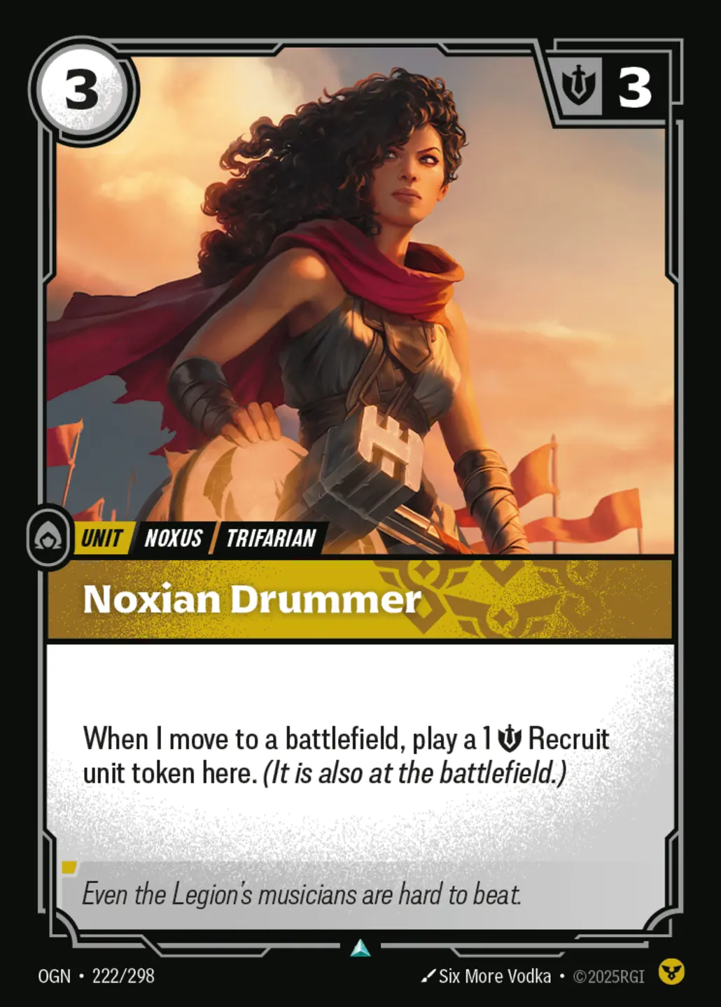 Noxian Drummer - 222/298 (OGN) Uncommon