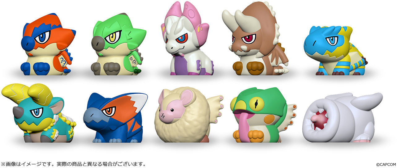 Monster Hunter: Capcom Figure Builder Finger Puppet Monster Hunter Vol.1 DISPLAY (10ct)
