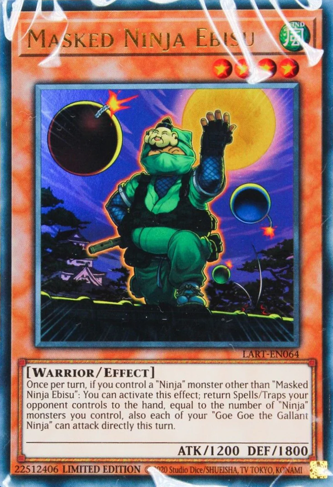 Masked Ninja Ebisu (LART-EN064) Ultra Rare - Near Mint Limited