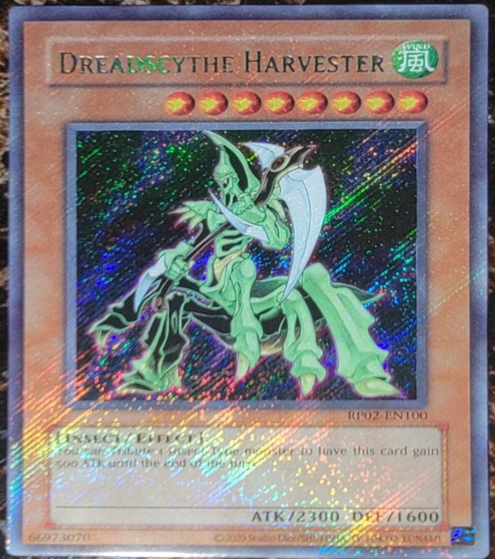 Dreadscythe Harvester (RP02-EN100) Secret Rare (2020 Reprint)