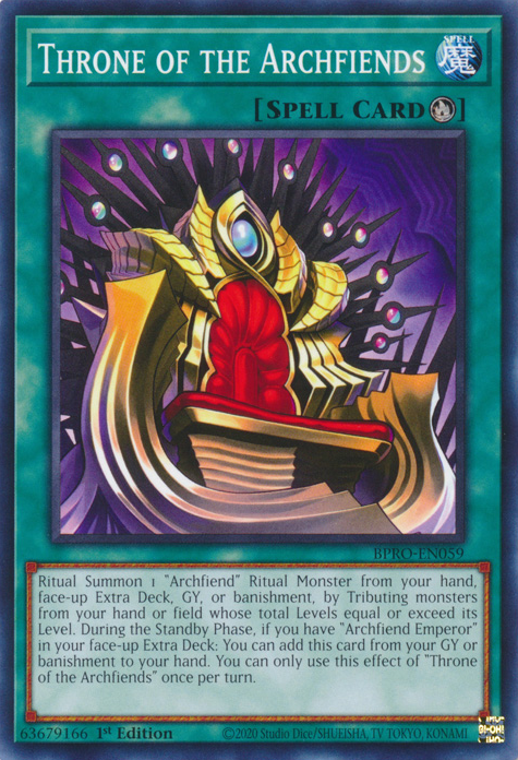 Throne of the Archfiends (BPRO-EN059)