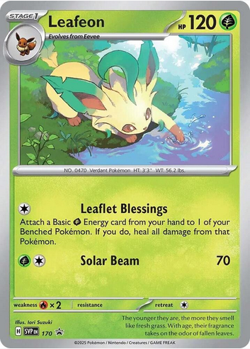 Leafeon - 170 (SVP) Promo - Near Mint Holofoil