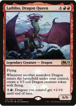 Lathliss, Dragon Queen (M19-R) Promo