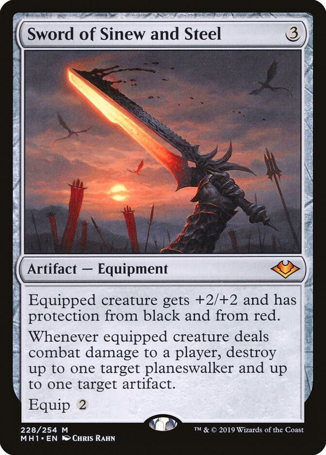 Sword of Sinew and Steel (MH1-M) Light Play