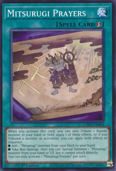 Mitsurugi Prayers (L26D-ENM14)