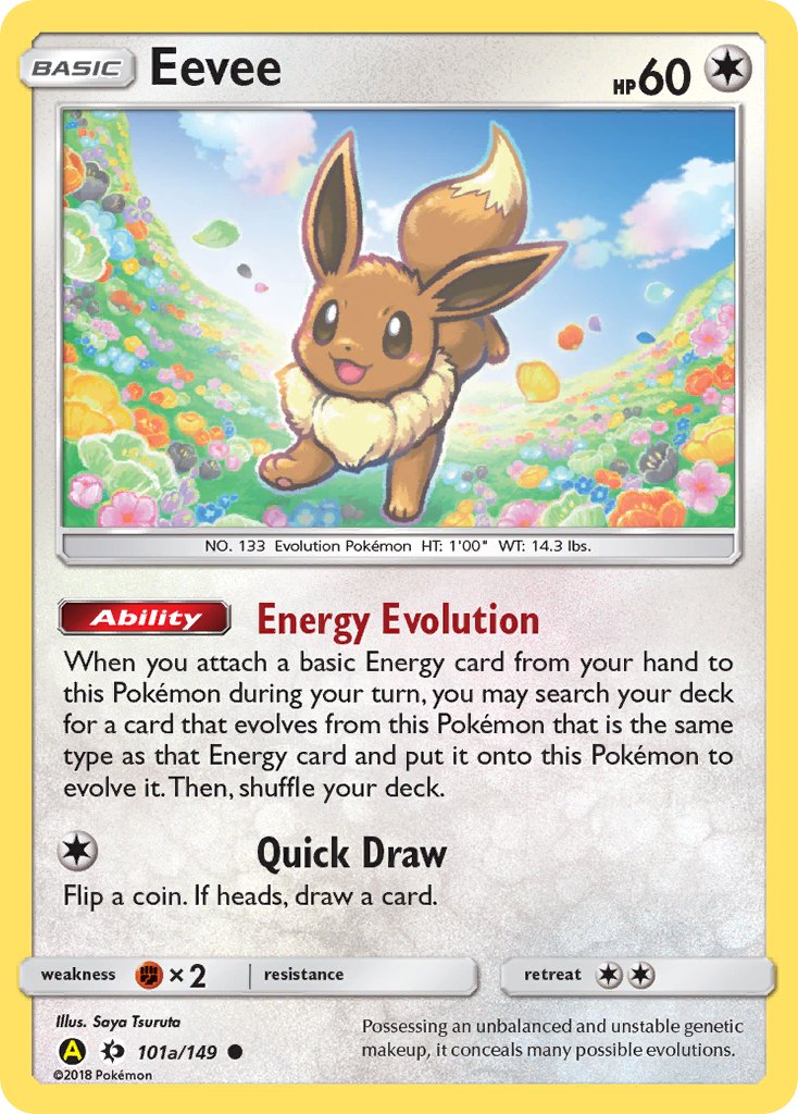 Eevee - 101a/149 (SM01) Alternate Art Promos - Near Mint