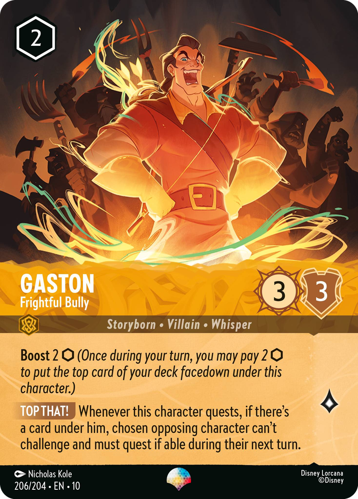 Gaston - Frightful Bully (206/204 - Whispers in the Well) Epic