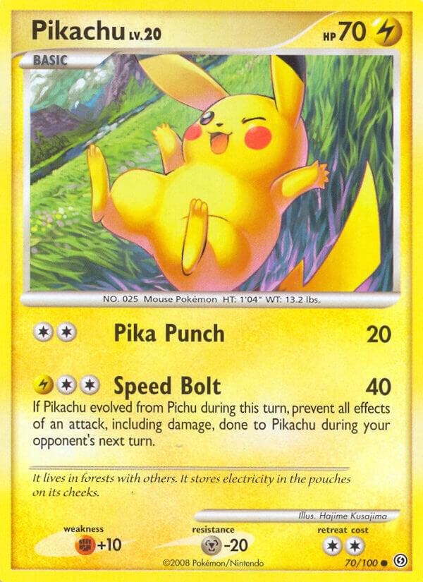 Pikachu (070/100) - Common (SF) Near Mint