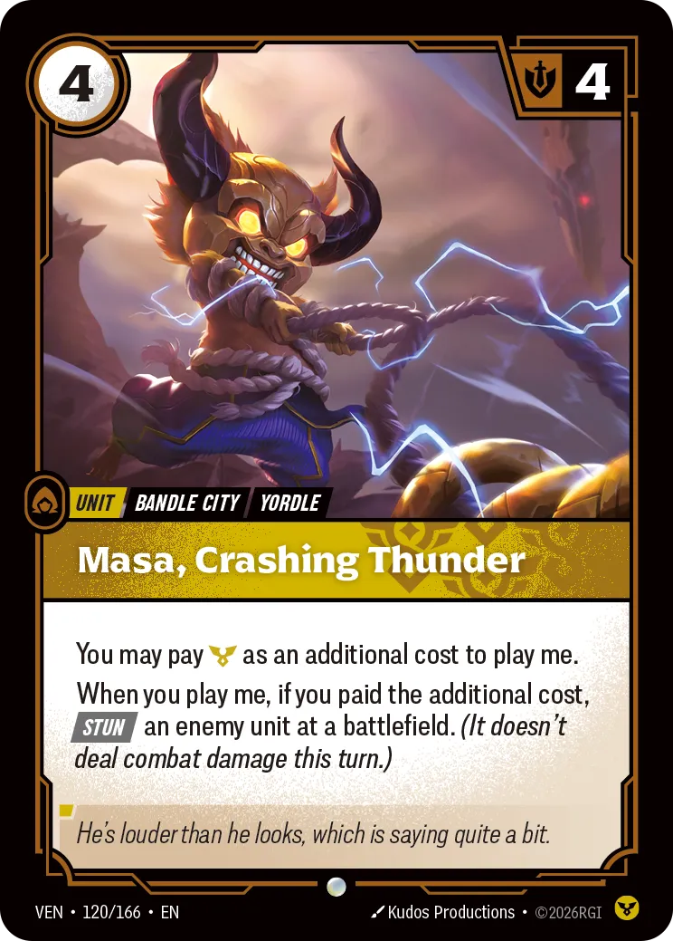 Masa, Crashing Thunder - 120/166 (VEN) Common