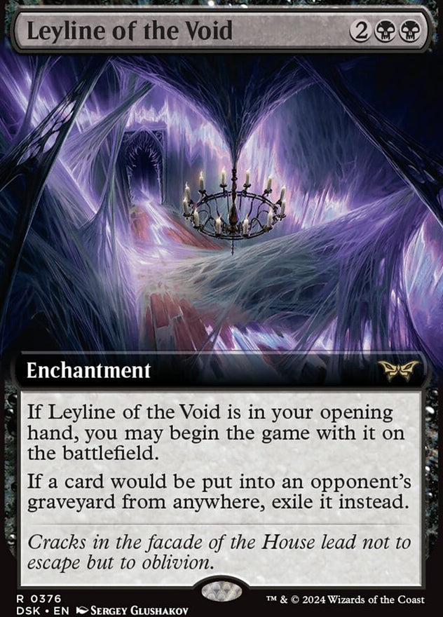 Leyline of the Void [#0376 Extended Art] (DSK-R-FOIL)