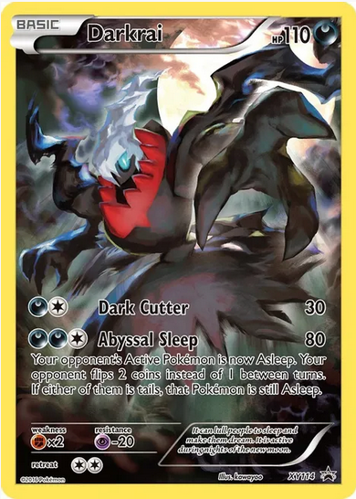 Darkrai - XY114 (XY:PR) Promo - Moderate Play Holofoil
