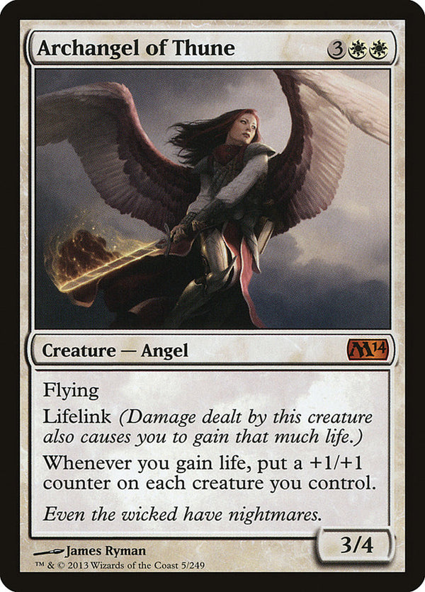 Archangel of Thune (M14-M) Moderate Play