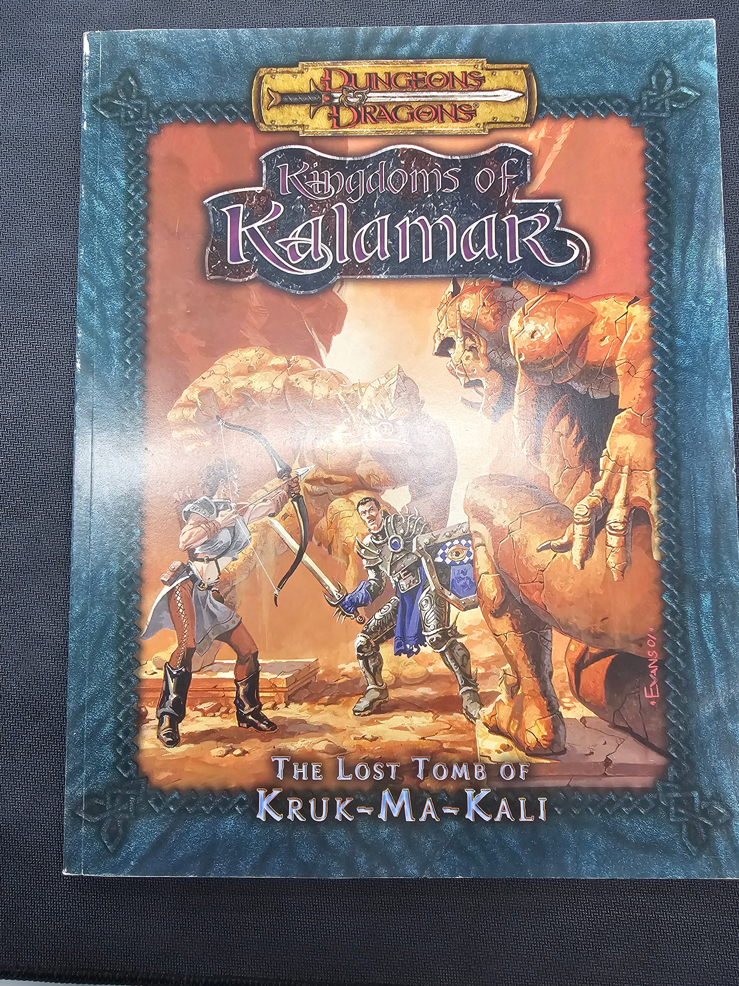 D&D 3.5E: Kingdoms of Kalamar - The Lost Tomb of Kruk-Ma-Kali (USED)