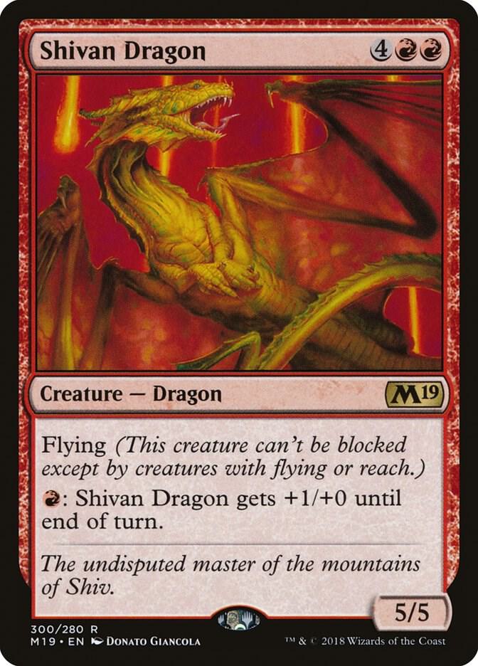 Shivan Dragon (M19-R)