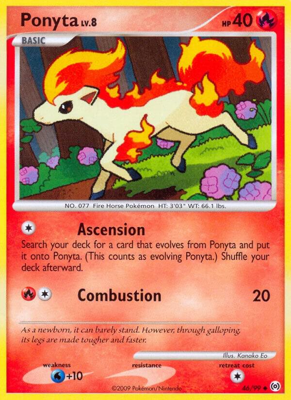 Ponyta - 46/99 (AR) Uncommon - Near Mint Reverse Holofoil