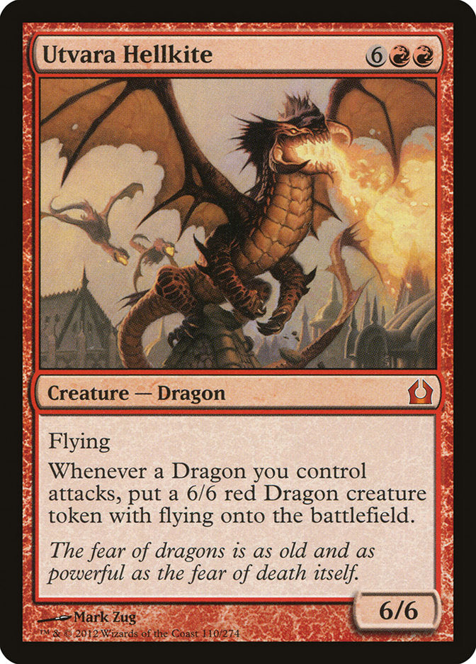 Utvara Hellkite (RTR-M-FOIL) Moderate Play