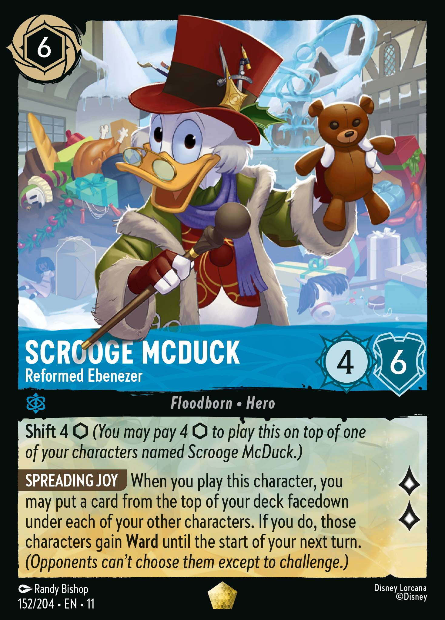 Scrooge McDuck - Reformed Ebenezer (152/204 - Winterspell) Legendary